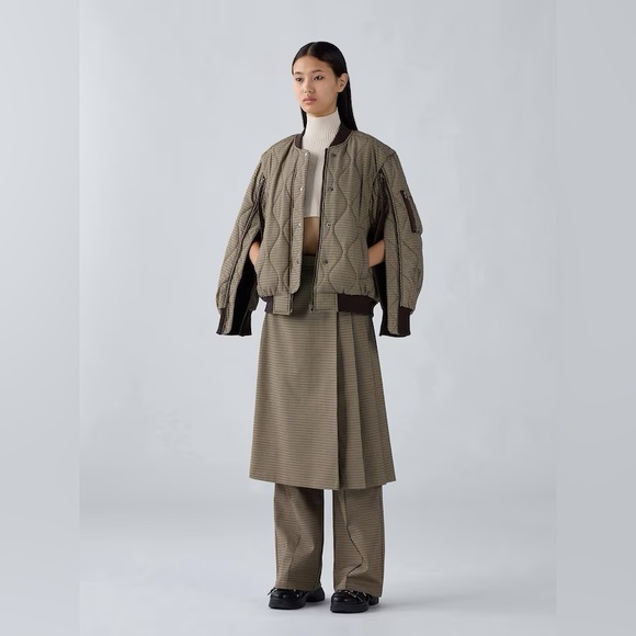 ROKH x GU. 2 Piece Skirt And Pants Set
Checked. - Picture 1 of 13